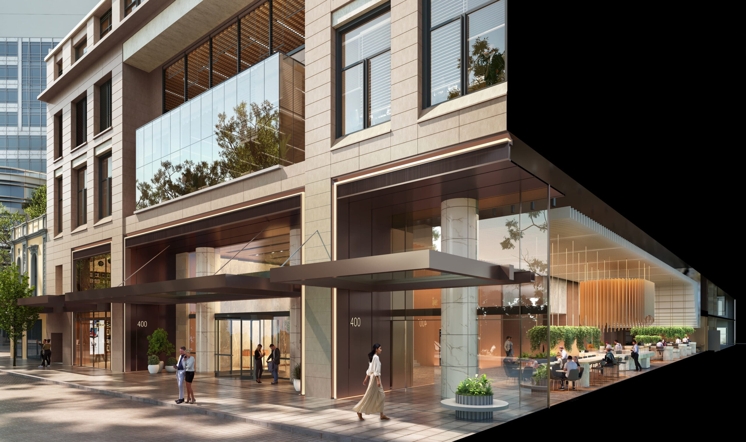 400 George Street — Ground Plane and End of Trip